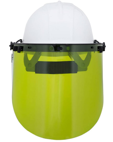 Arc Flash Face Shield side
