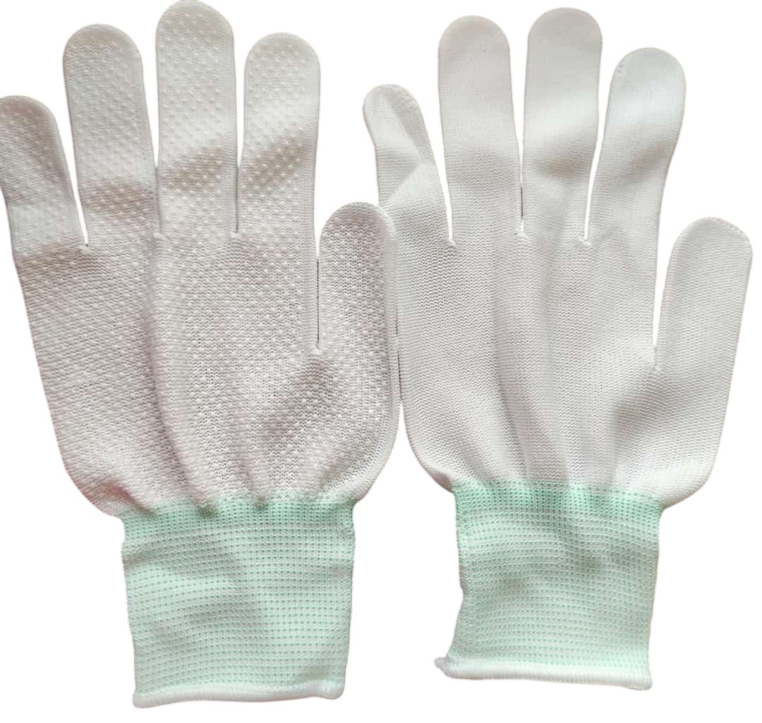 ESD Hand Gloves One Side Dotted
