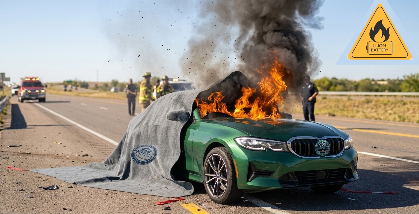 Amitech EVCAR Li-Ion Fire Blanket