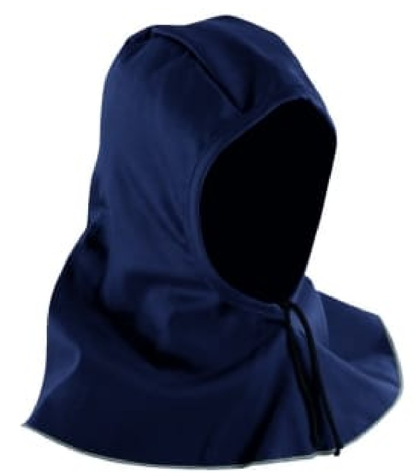 FR Welders Hood – worn detail