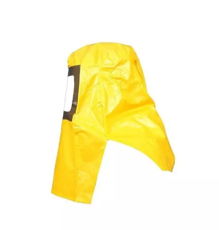 Safety Hood PVC Acid Proof Yellow – side