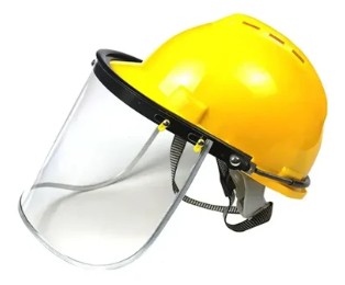 Safety Helmet With Clear Face Shield