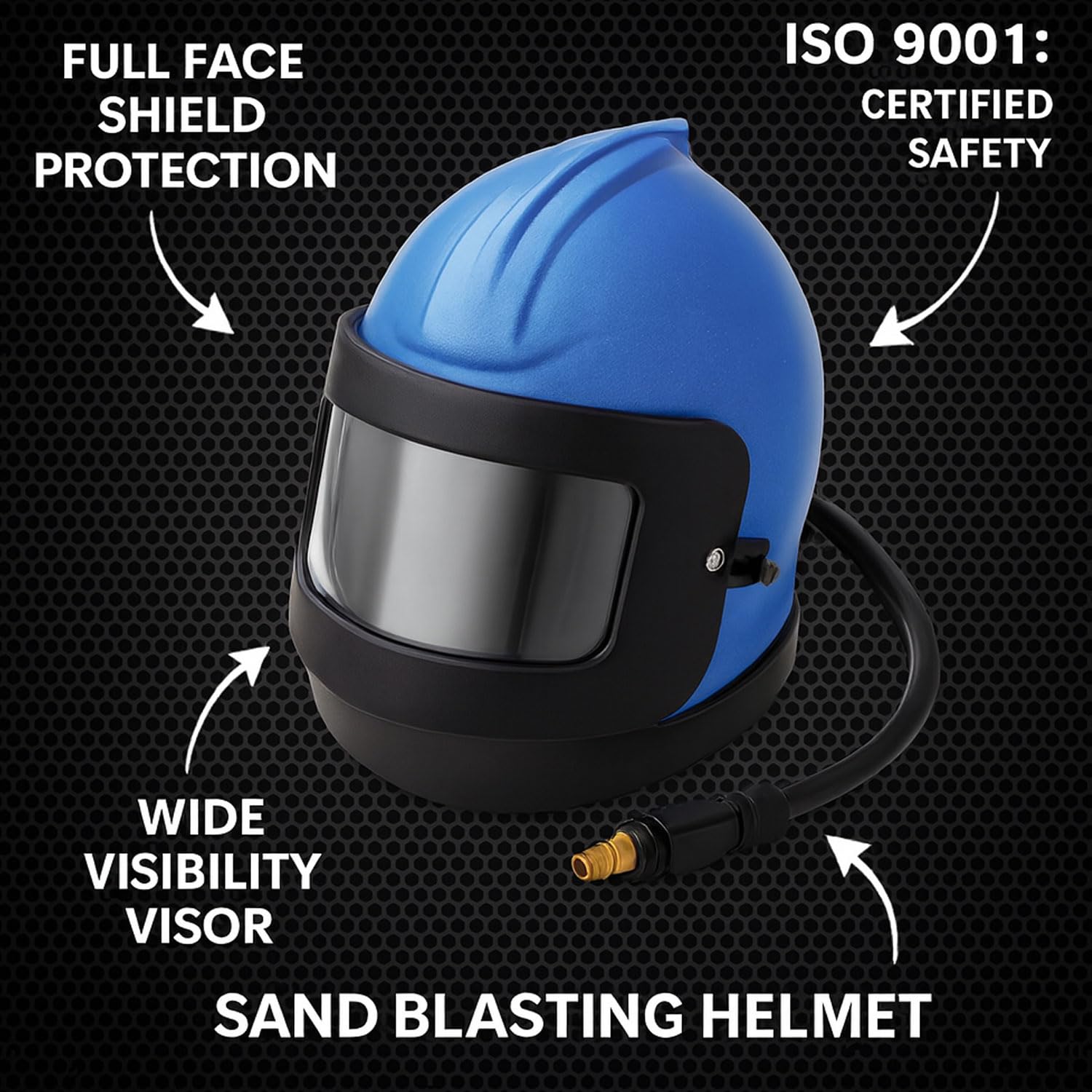 Sand Blasting Helmet detail